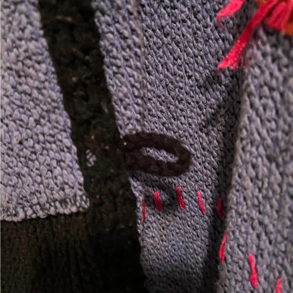 Vintage Julia ken women’s size large cardigan missing button - Picture 3 of 5